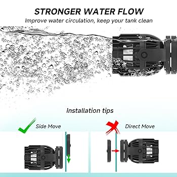 Amazon.com : AQQA Wave Maker for Aquarium Circulation Pump